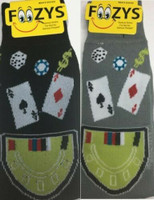 Blackjack Poker Socks for Him-Two Pairs