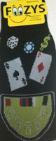 Blackjack Poker Socks for Him-Two Pairs