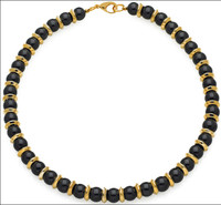 Black Onyx Beaded Necklace