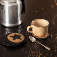 Farmhouse Star Jute Coasters