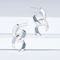 Chunky Curb Link Earrings