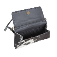 Playful Fold-over Wallet with Shoulder Strap
