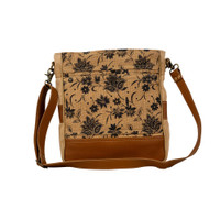 Tazzie Woven Floral Shoulder Bag