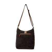 Seneca Springs Rug & Leather Shoulder Bag