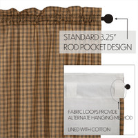 Cedar Ridge Scalloped Swag 36 x 36"