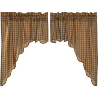 Cedar Ridge Scalloped Swag 36 x 36"