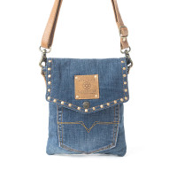 Dahlia Denim Small Crossbody Bag