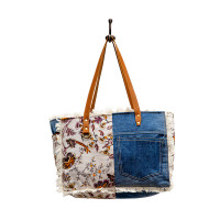 Primrose Denim & Floral Bag