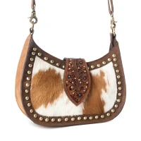 Santa Fe Handtooled Bag in Brown