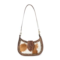 Santa Fe Handtooled Bag in Brown