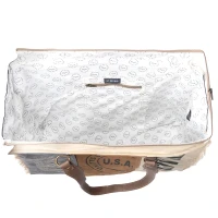 Chimera Weekender Bag with Vintage Stencil