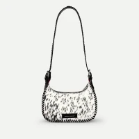 Dannia White & Black Western Shoulder Bag 