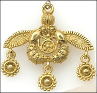Minoan Bee Pendant with Chain