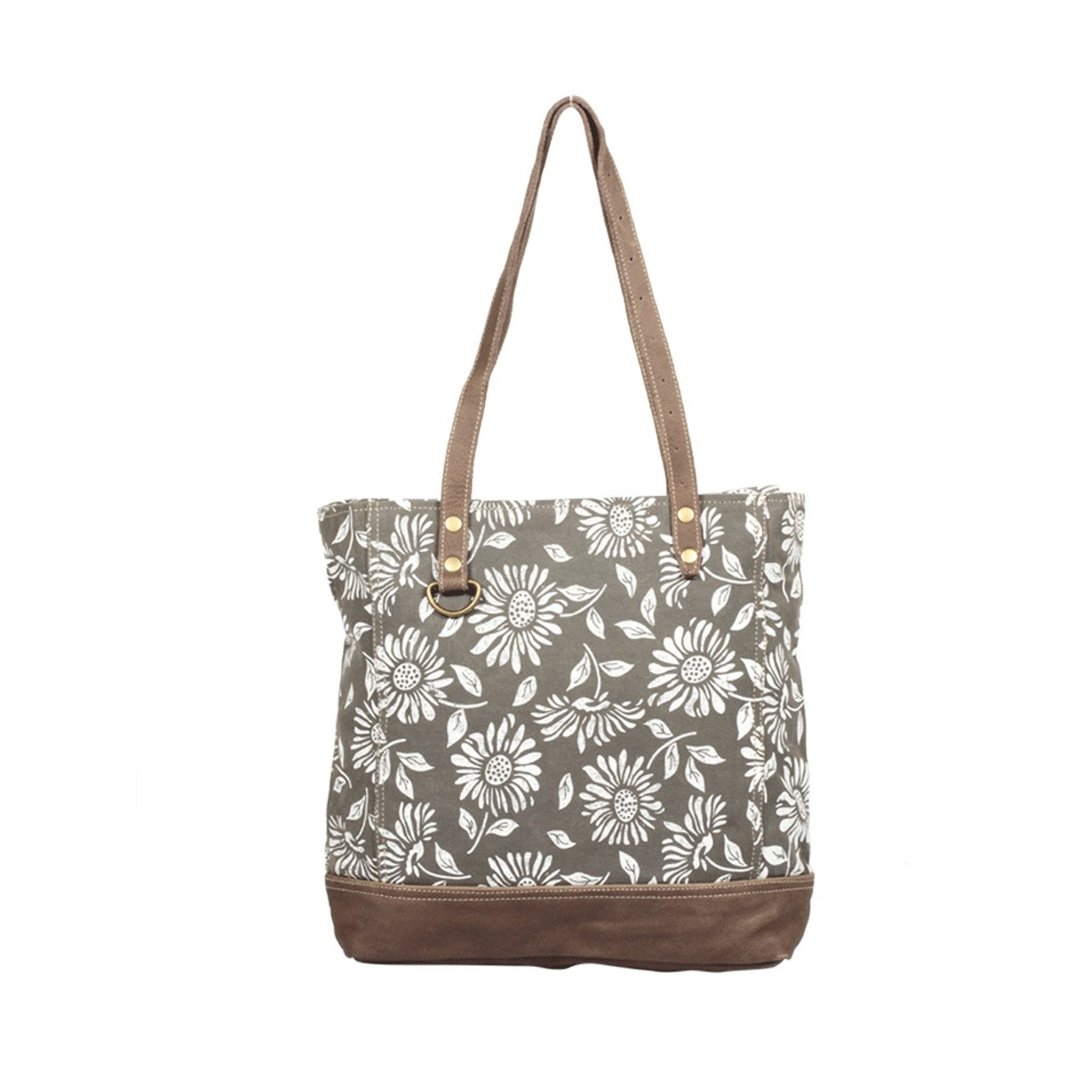 floral canvas bag