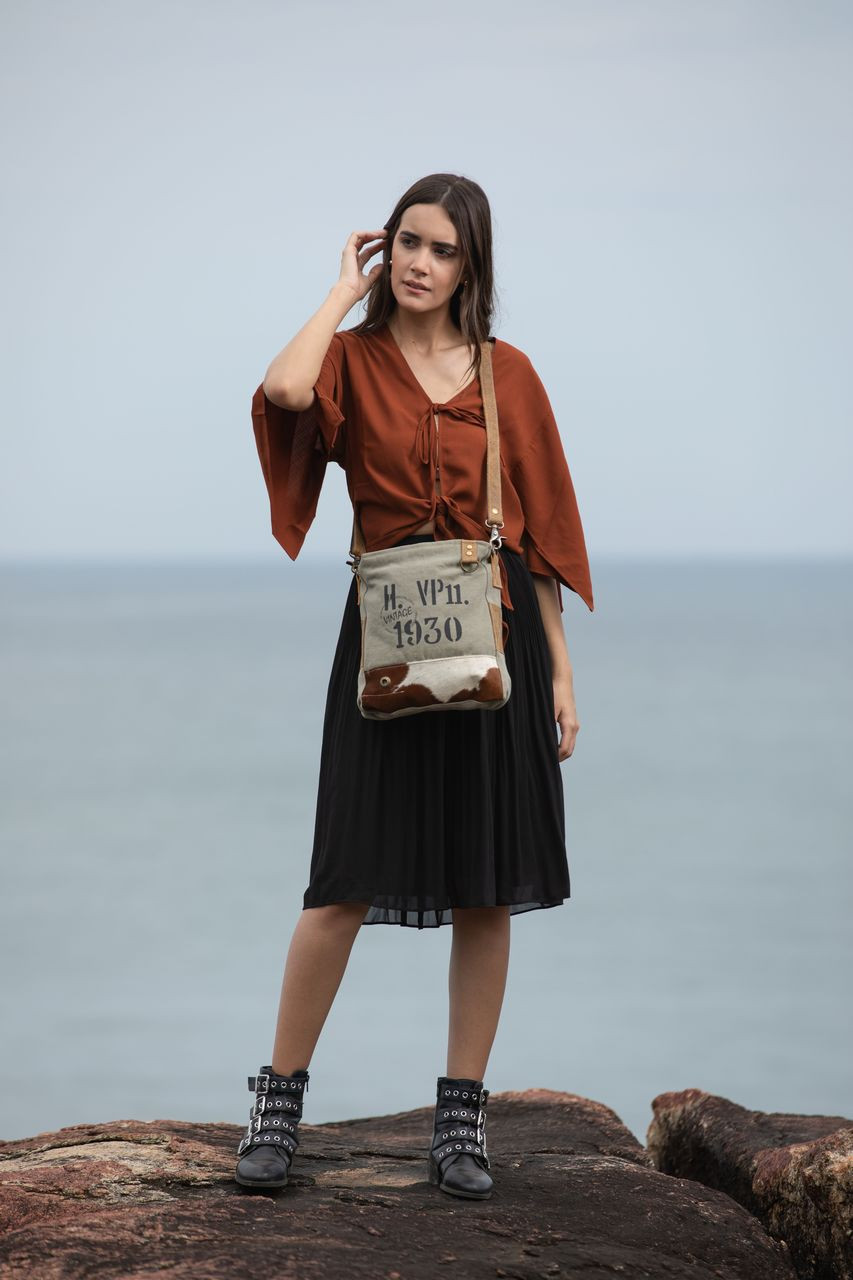 Era 1930 Canvas Shoulder Bag for Sale/Sweethaven Home