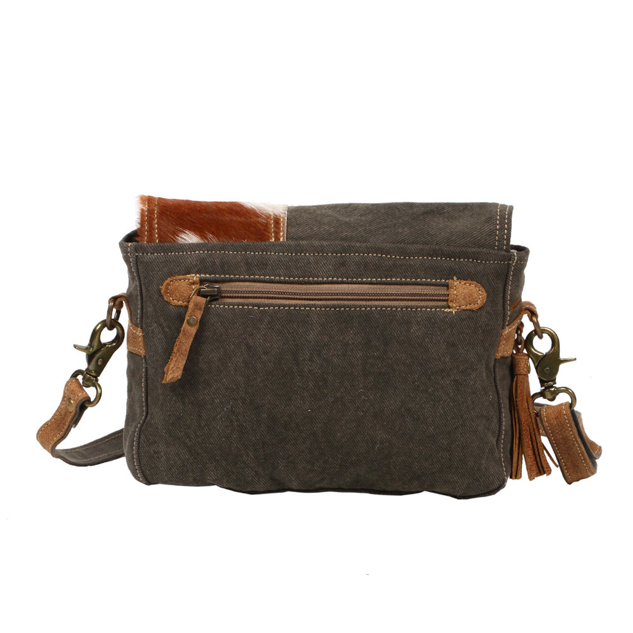 Aged Vintage Brick Wall Messenger Bag