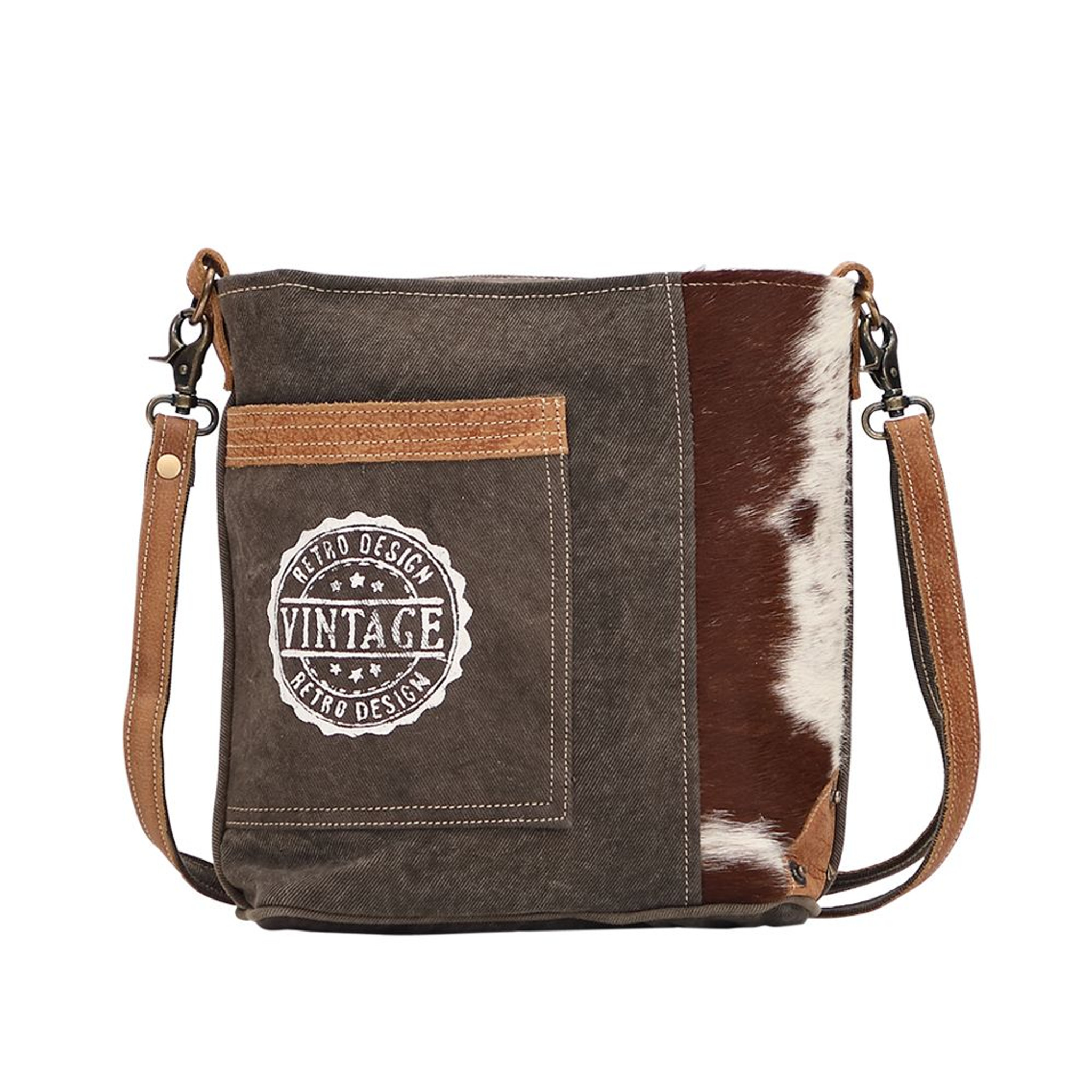 Retro Stamp Shoulder Bag