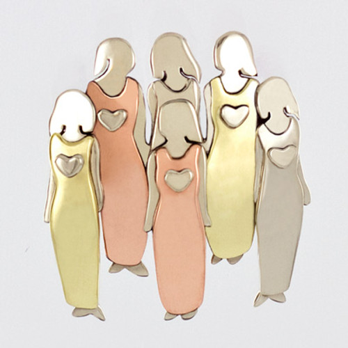 Six Sisters Pin