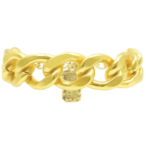 Karine Sultan Gold Curb Chain Bracelet
