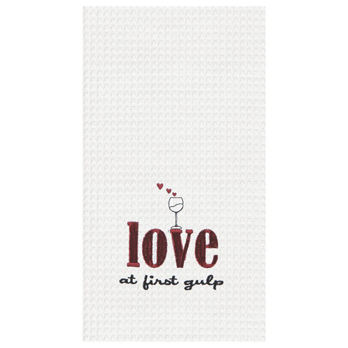Love at First Gulp Waffle Kitchen or Bar Towel