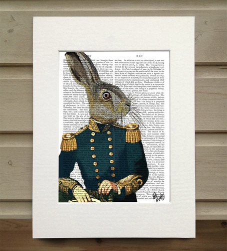Lieutenant Hare Matted as shipped