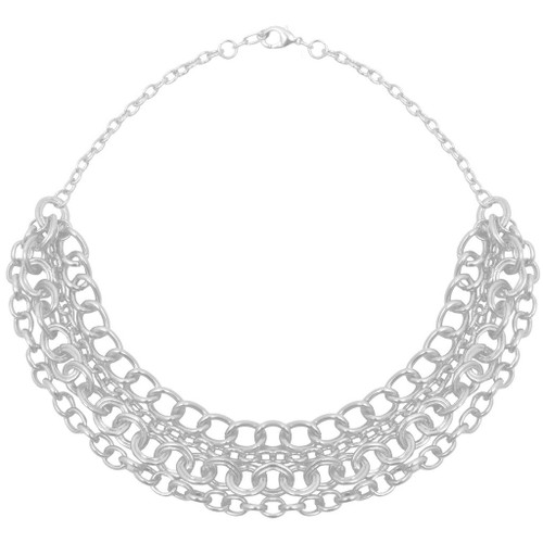 Silver 4 Tier Necklace