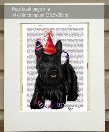 Scottish Terrier Print - Matted as shipped