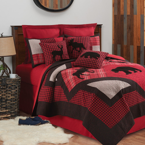 Russell Lodge 3 Pc Quilt Set
