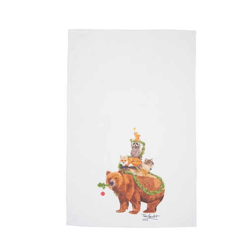 Woodland Yuletide Tree Towel