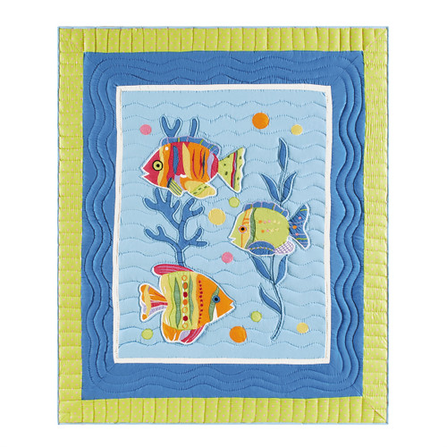 Fish Outta Water Cotton Throw