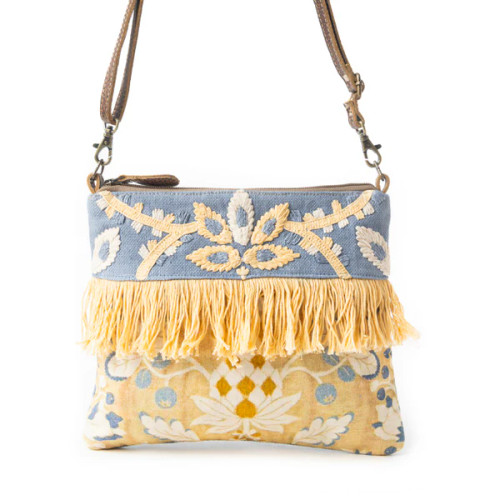 L'Monique Embroidered Crossbody Purse
