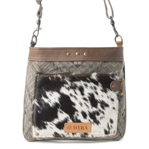 Aztec Hide Western Crossbody Bag  