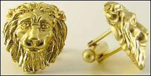 Lion Head Cufflinks