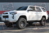 ICON Vehicle Dynamics 3" Lift Suspension Stage 2

Front Extended Travel 2.5 Coilover Shocks
Billet Aluminum Uniball Upper Control Arms
Rear 2" Lift Coil Springs
2.0 VS Series Aluminum Shocks
Optional Adjustable Rear Track Bar

Fuel Offroad 17x8.5 Vector Gunmetal Gray +07mm / 5.00" Backspace
Toyo 285/70R17 Open Country R/T Tires
AMP Research Powerstep Electric Running Boards