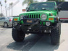 Body Armor Front Tubular Bumper with Mile Marker Winch 6" Auxilary Lights