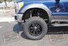 20x10 Fuel Krank D517 Black and Milled Wheels Mounted to 37x13.50x20 Toyo Open Country R/T Tires