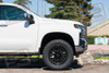 KMC XD Grenade 20x9 Black and Milled Wheels, Toyo 35" MT Tires installed on 2020 Chevy Silverado 1500 2wd