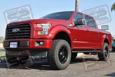 2017 F150 with Maxtrac Lift Spindles