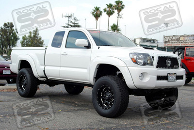 CST Performance Suspension Billet Uniball Upper Control Arm, CST 3.5" Spindle Lift System, 2.5" Remote Reservoir Walker Evans Racing Front Coilover Shocks, Walker Evans 2.0" Monotube Rear Shocks, 17" Fuel Offroad 'Boost' Wheels, 285/70/17 Toyo Open Country A/T Tires.