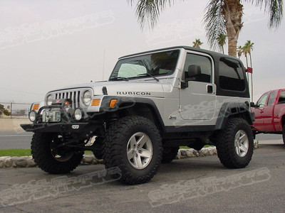 3.5" Rubicon Superflex Suspension System, Bilstein Shocks, 1" Wheel Adapters, Hi-Lift Jack, Warn Winch, 295/70/17 Toyo Open Country Mud Terrain Tires