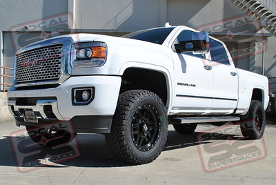 BDS Suspension 3" Coilover Conversion Lift Kit, Fox 2.5 Reservoir Coilovers, Fox 2.0 Rear Shocks
Wheels: KMC XD 20x9 Machete Wheel Gloss Black
Tires: BFGoodrich 35x12.50R20 KO2 All Terrain Tires