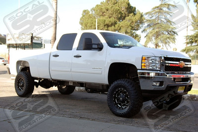 CST Performance Suspension 6" Lift System Including CST Performance Rear Shock Absorbers, CST Steering Stabilizer, 17" Fuel Off-Road Boost Wheels, and 35x12.50x17 Toyo Open Country M/T Tires