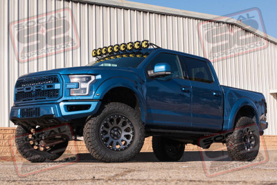 2020 Ford F-150 Raptor - Fabtech 4" Lift - "Vector" Fuel Off-road Wheels - 37" Nitto Ridge Grappler Tires
