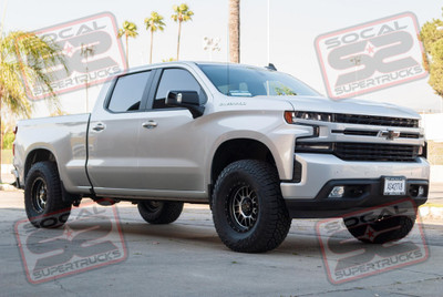 2020 Silverado - Icon Vehicle Dynamics Stage IV 2.5" Lift - 17" Icon Alloys -