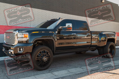2015 GMC Sierra 3500 HD - 2.5" Lift - BDS / Fox - AMP Research PowerSteps - 24" American Force Wheels - Pirelli Scorpion ATR Tires