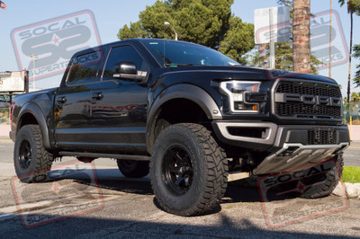 2017 Ford F-150 Raptor - BDS 4.5" Lift - 18" "Shock" Fuel Off-road Wheels - 37" Toyo R/T Tires