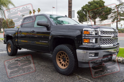 2015 Chevy Silverado - Bilstein - 2.5" Level - Method Race Wheels - Falken Tires