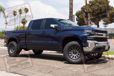 2020 Chevy Silverado 1500 2WD - 3.5" Lift - Maxtrac - Icon Alloys - Falken Tires