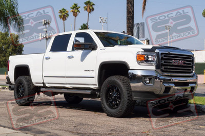 2019 GMC Sierra 2500 HD - 3" Level - Cognito - Fuel Off-road Wheels - Yokohama Tires