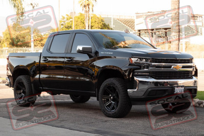 2020 Chevy Silverado - 2.5" Level - Bilstein - Fuel Off-road Wheels - Falken Tires